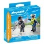 Playmobil - Set 2 figurine Politist si hot Playmobil - 2